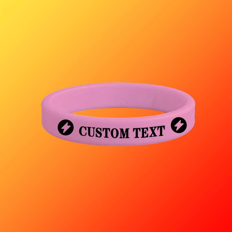 100pcs Custom Silicone Wristbands, Gift for Her